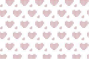 heart seamless pattern vector. Seamless background with hearts vector