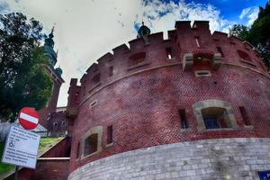 historic historical Polish city of Krakow on a beautiful sunny summer holiday day photo