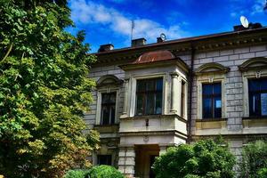 historic historical Polish city of Krakow on a beautiful sunny summer holiday day photo