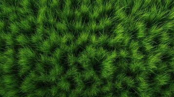 AI Generative. AI Generated. Concept of photo of green grass. Background pattern farming. Can be used for graphic design. Graphic Art