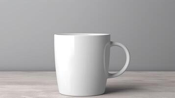 . . White black template mug cup mock up. Can be used for graphic design or marketing. Graphic Photo Art