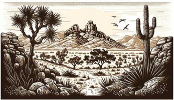 . . Mountain desert texas landscape. Wild west western adventure explore inspirational vibe. Graphic Art photo