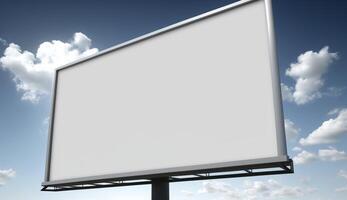 . . Highway road big billboard mock up canvas. Can be used for graphic design or marketing. Photo realistic Graphic Art