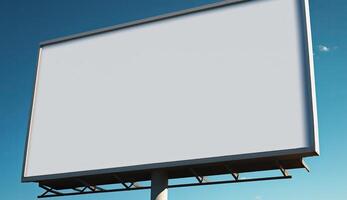 . . Highway road big billboard mock up canvas. Can be used for graphic design or marketing. Photo realistic Graphic Art