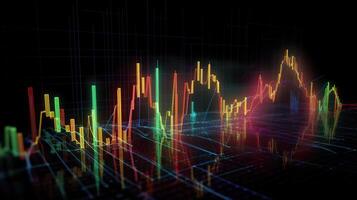 . . Finance stock forex graph marketing money trend volume income go up and down. Can be used for illustration of analysis finance statements. Graphic Art photo