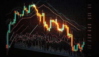 ai generativo. ai generado. fino valores comercio crecimiento gráfico diagrama Estadísticas. lata ser usado para Finanzas dinero análisis ingresos márketing o economía estrategia. gráfico Arte foto