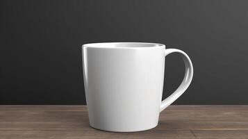 . . White black template mug cup mock up. Can be used for graphic design or marketing. Graphic Photo Art