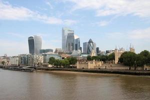 A view of the River Thames near Tower Bridge photo