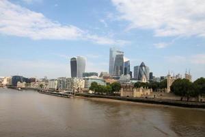 A view of the River Thames near Tower Bridge photo