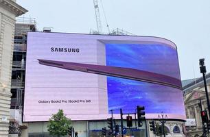 London in the UK in June 2022. A view of Piccadilly Circus photo