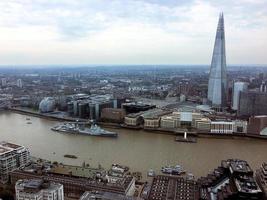 An aerial view of London photo