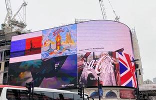 London in the UK in June 2022. A view of Piccadilly Circus photo