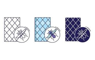 mosquito net vector icon