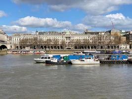 A view of the River Thames in London photo