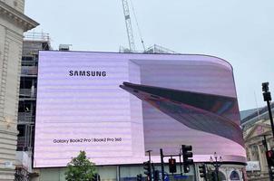 London in the UK in June 2022. A view of Piccadilly Circus photo