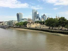 A view of the River Thames near Tower Bridge photo