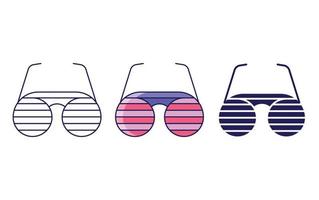 Sunglasses vector icon