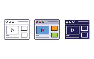 Video Tutorials vector icon