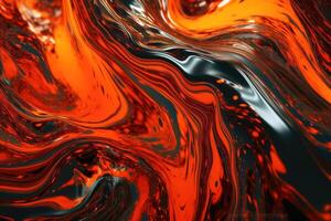 fluido caliente líquido acero antecedentes textura creado con generativo ai tecnología. foto