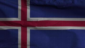 Islandia bandera lazo antecedentes 4k video