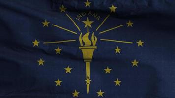 Indiana estado bandera lazo antecedentes 4k video