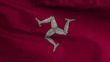 Isle of Man Flag Loop Background 4K video