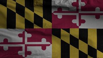 Maryland estado bandera lazo antecedentes 4k video