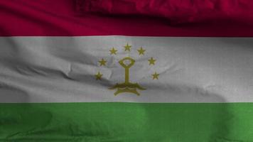 Tadschikistan Flagge Schleife Hintergrund 4k video
