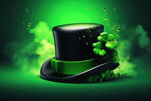 Saint patrick day concept background created with technology. photo