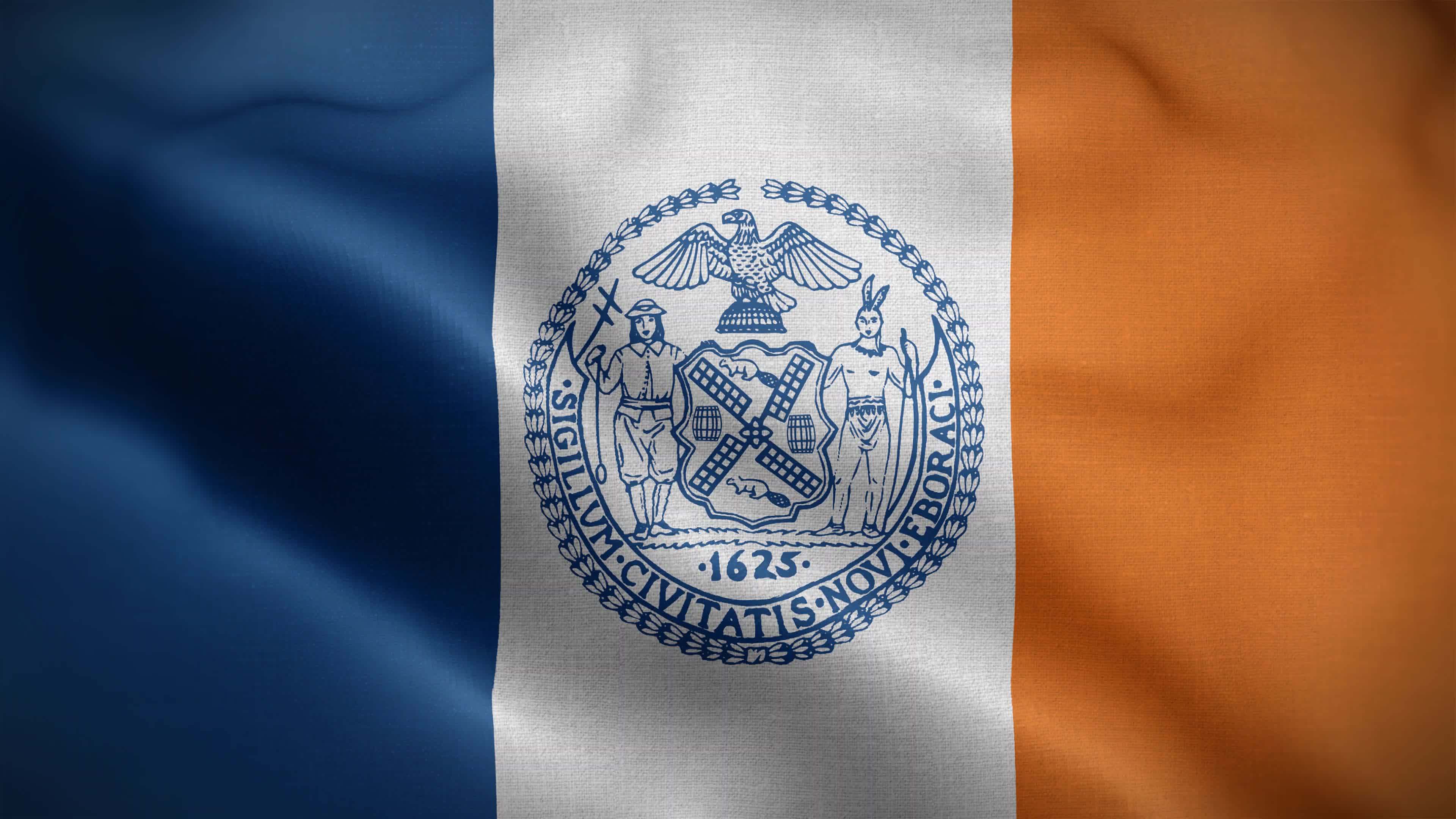 New York City Flag Loop Background 4K 23192685 Stock Video at Vecteezy