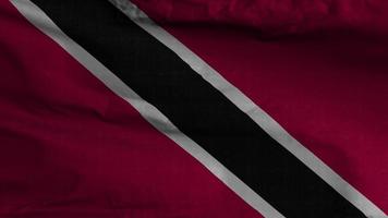 Trinidad und Tobago Flagge Schleife Hintergrund 4k video