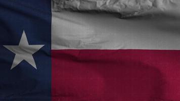 Texas estado bandera lazo antecedentes 4k video