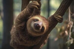 Cute little sloth . . photo