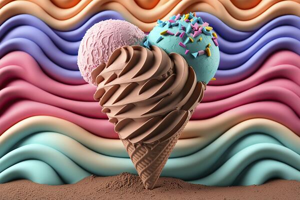 3d Ice Cream Stock Photos, Images and Backgrounds for Free Download