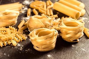 Fresh homemade pasta photo