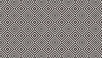 Black and white op art diagonal square pattern vector. Abstract rhombus tiles geometric background. vector