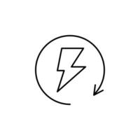 electricity, update vector icon illustration