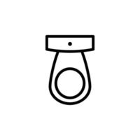 toilet vector icon illustration