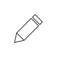 pen vector icon illustration