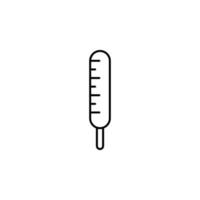 thermometer vector icon illustration