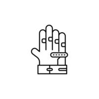 gloves vector icon illustration