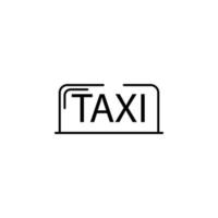 Taxi vector icon illustration