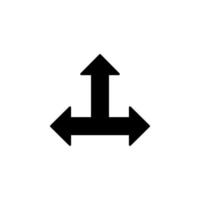 Arrow direction vector icon illustration