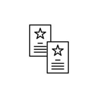 file, promo, star vector icon illustration