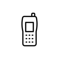 teléfono, móvil, tecnología vector icono ilustración