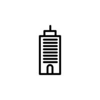 building bussines centre vector icon illustration