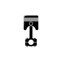 engine piston vector icon illustration