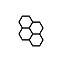 honeycombs vector icon illustration