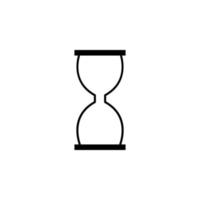 hourglass vector icon illustration