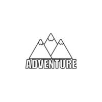 logo adventure games vector icon illustration